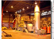 Tilting type melter/holder furnace in a primary aluminium smelter